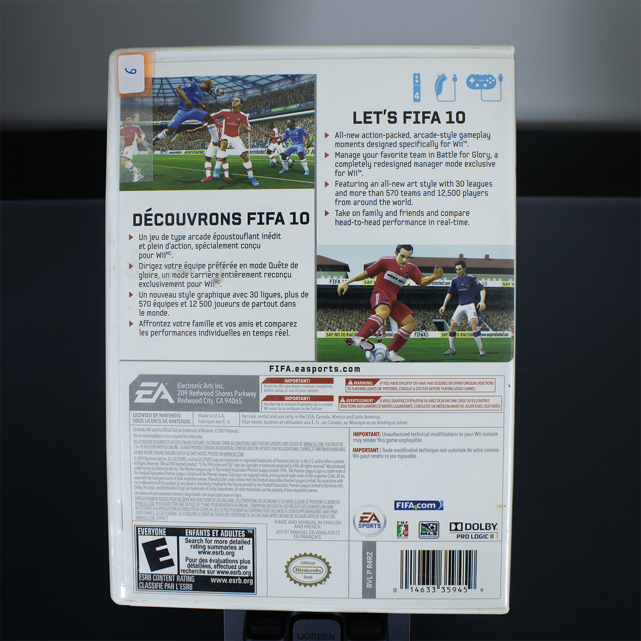 Fifa Soccer 10 - CIB - Wii Game