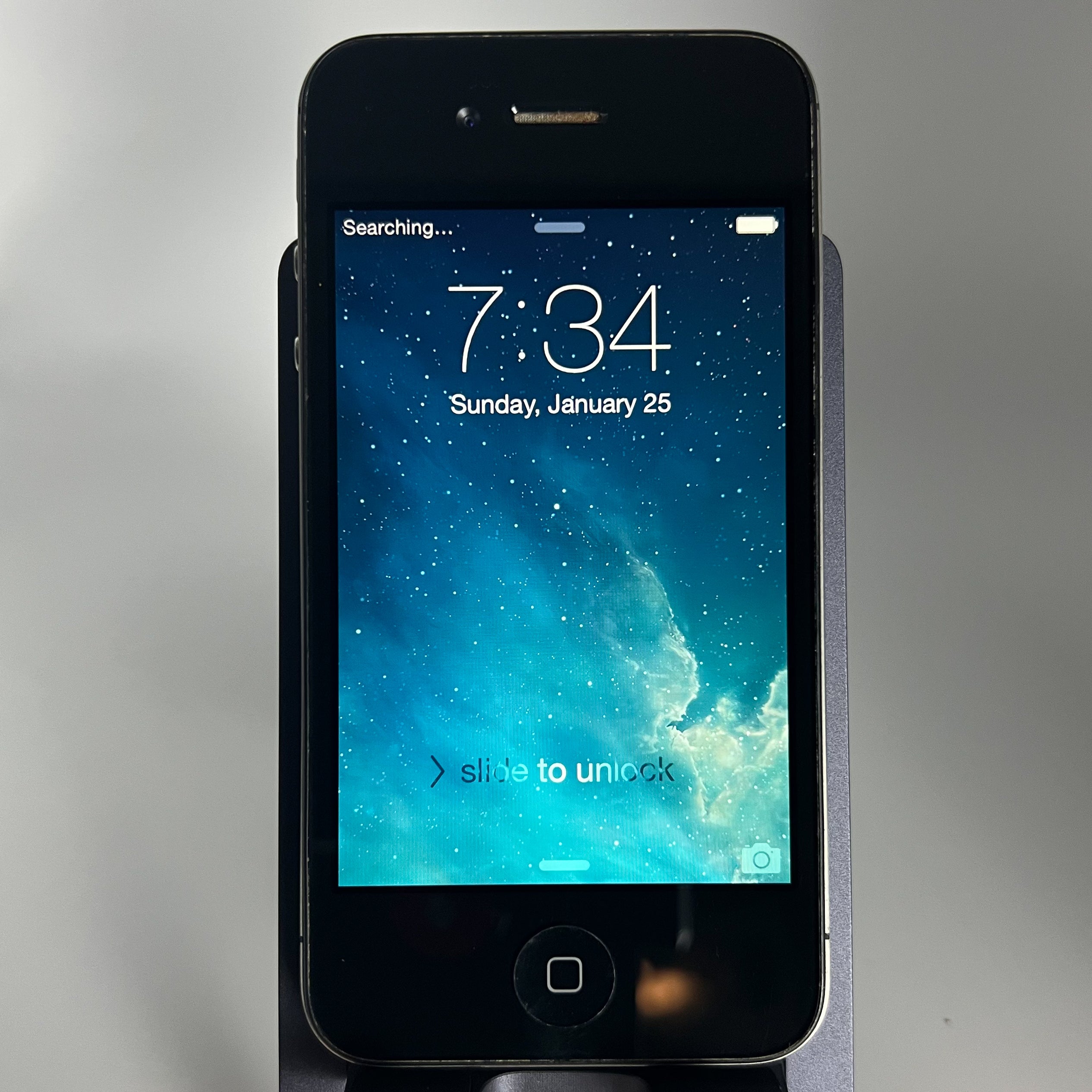 iPhone 4S - iOS 7.1.2 (RARE) - Works fine - 16GB - Battery 82% - Unlocked