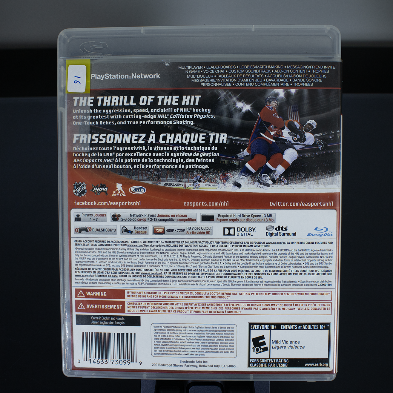 NHL14 - PS3 Game