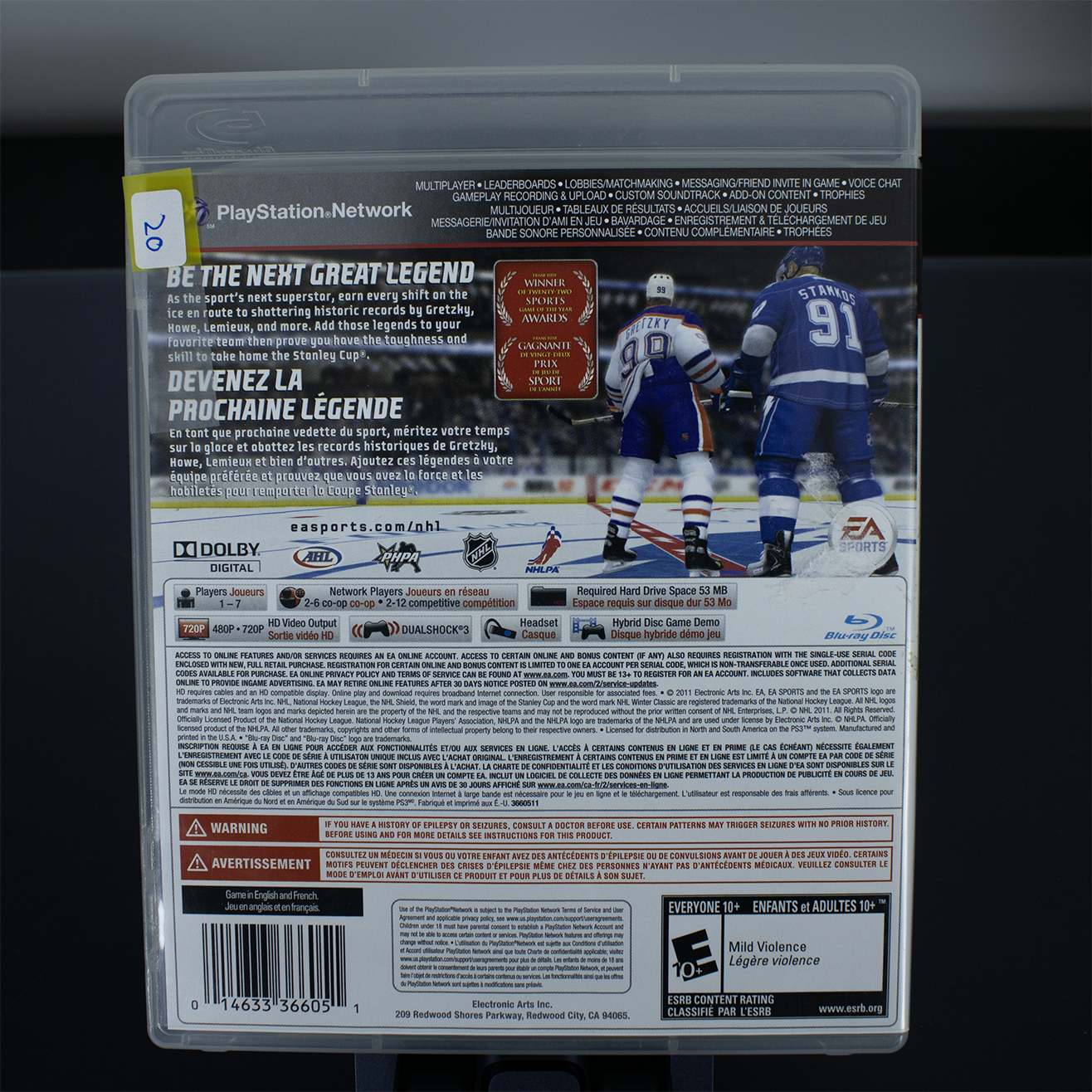 NHL12 - PS3 Game