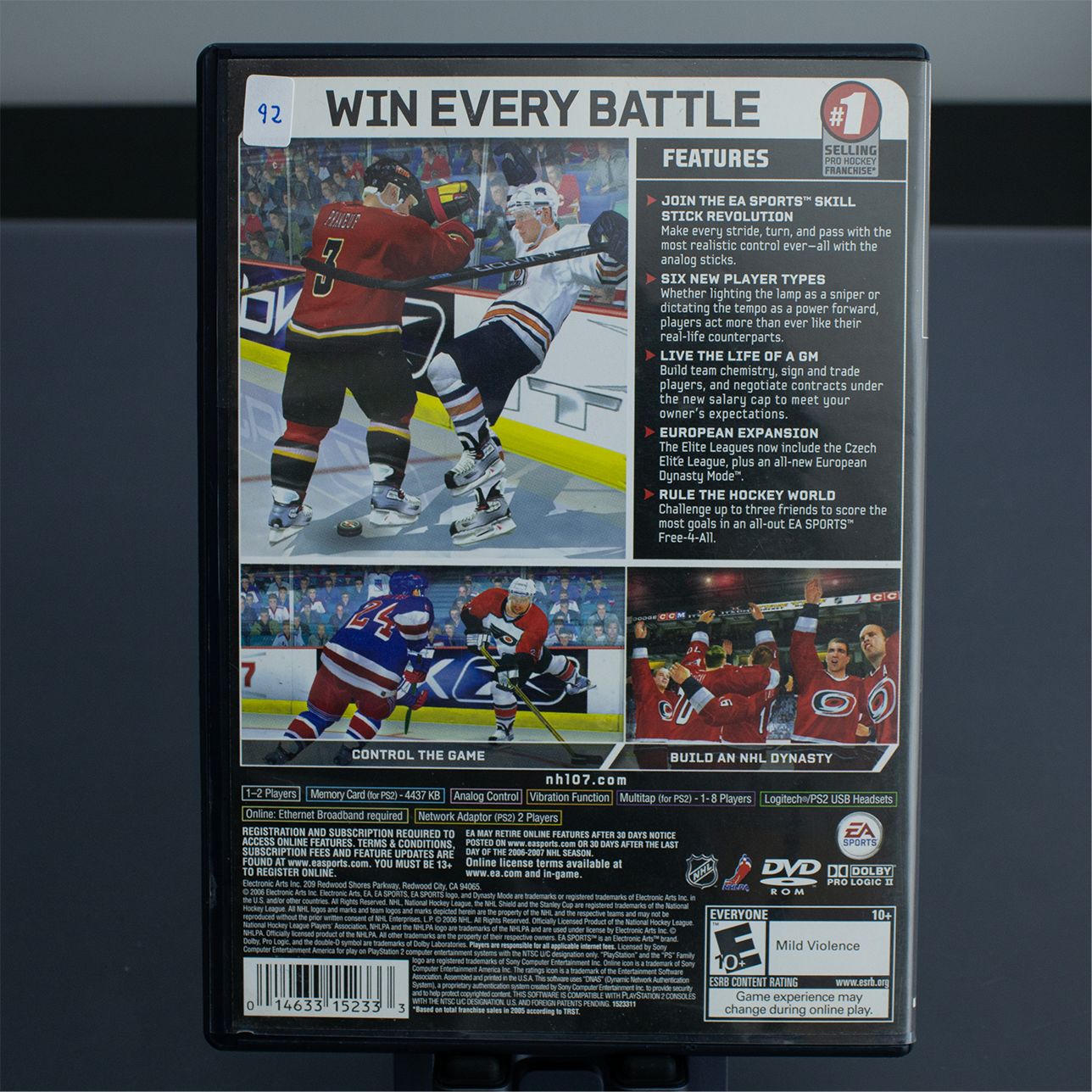 NHL07 - PS2 Game