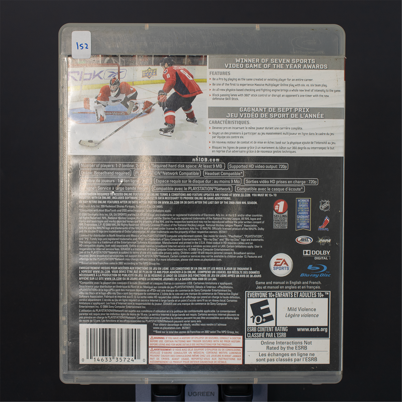 NHL09 - PS3 Game